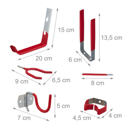 Tool hooks, 32 parts
