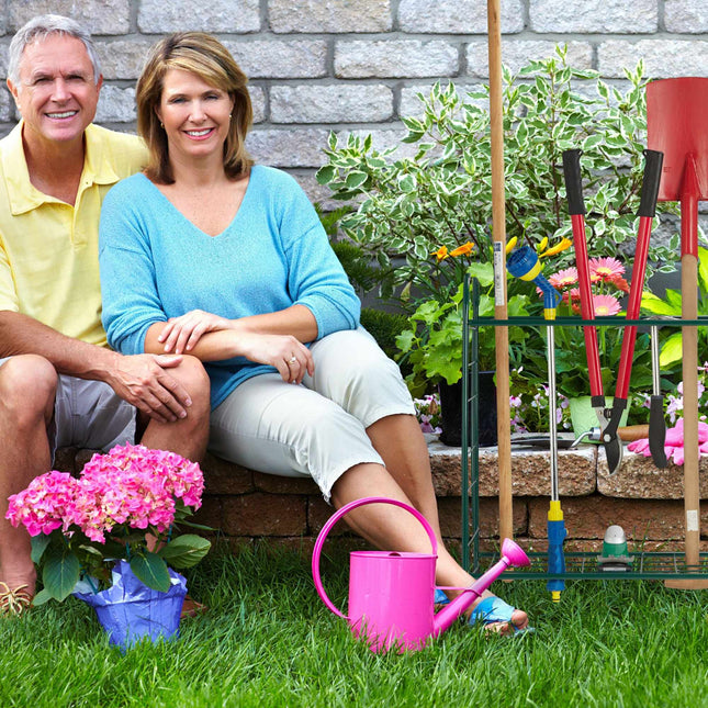Gereedschapsrek voor de tuin