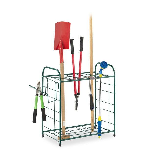 Gereedschapsrek voor de tuin