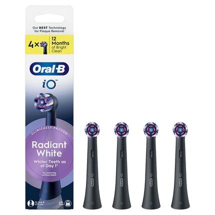 Toothbrush Heads, Radiant White, Pack of 4