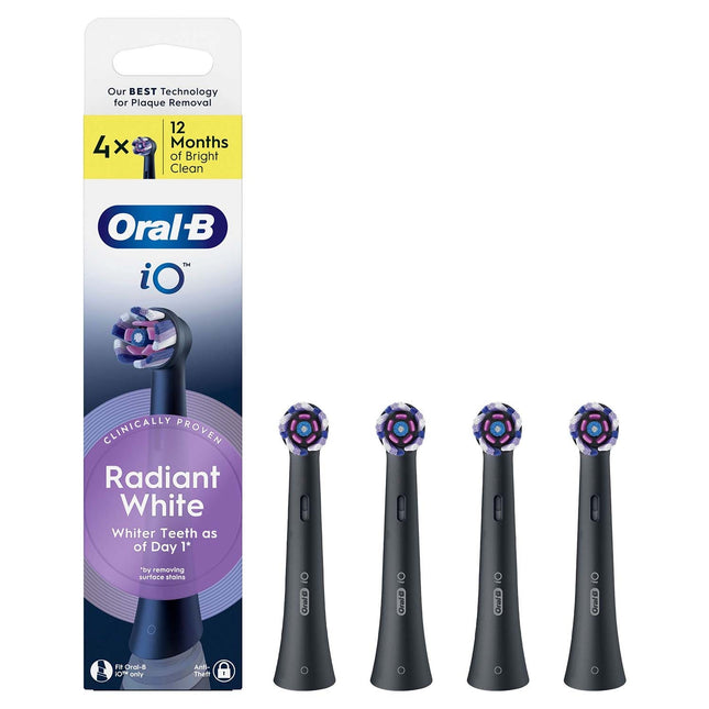 Toothbrush Heads, Radiant White, Pack of 4