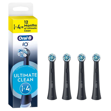 Toothbrush Heads, Ultimate Clean, Black, 4-Pack