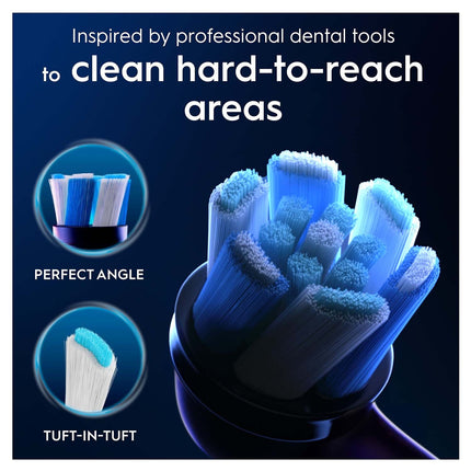 Toothbrush Heads, Ultimate Clean, Black, 4-Pack