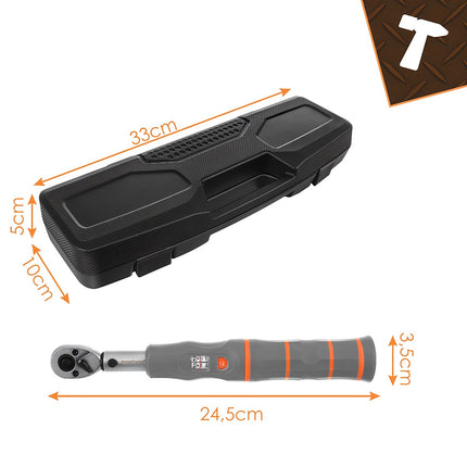 Torque Wrench 1/4" 2-26 Nm, Precision ±0.5%