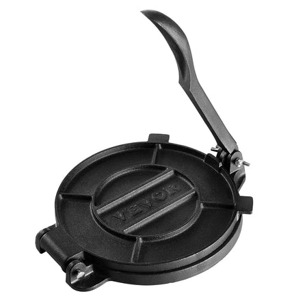 Tortilla Press, 10-Inch Cast Iron, Pre-Seasoned, 100 Sheets