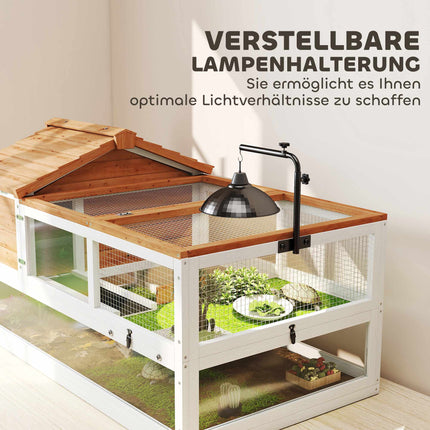 Tortoise House, 2-Level Enclosure with Lamp Holder