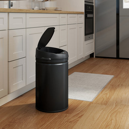 Touchless 30L Stainless Steel Sensor Bin, Soft-Close