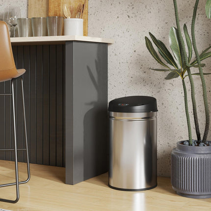 Touchless 30L Stainless Steel Sensor Trash Can