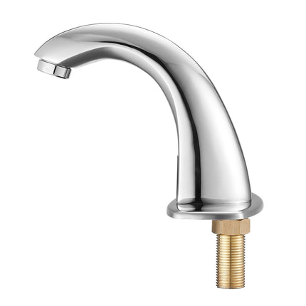 Touchless Bathroom Sink Faucet – Motion Sensor, Battery, Chrome Brass