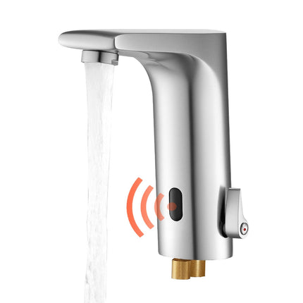 Touchless Bathroom Sink Faucet – Motion Sensor, Hot Cold
