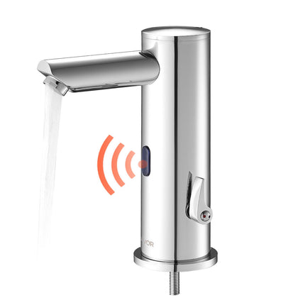 Touchless Bathroom Sink Faucet – Motion Sensor Hot Cold Mixer