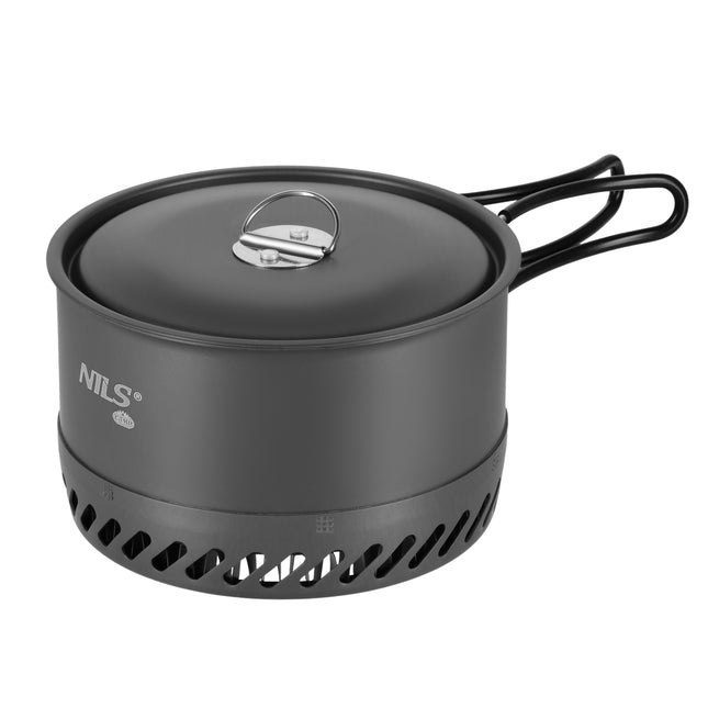 Touring Pot with Lid, Aluminum Heat Sink, 1000ml
