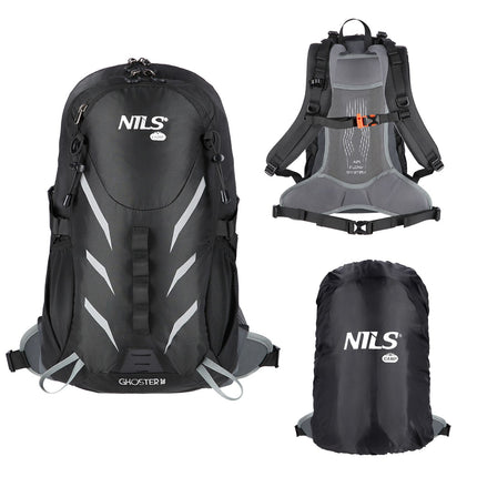 Tourist Backpack, Black, 20L Capacity