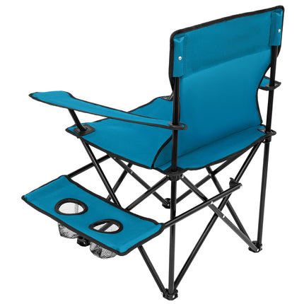 Tourist Chair, Foldable, Blue-Gray, Compact Design