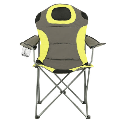 Tourist Chair, Grey-Lime, Foldable, Lightweight