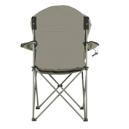 Tourist Chair, Grey-Lime, Foldable, Lightweight
