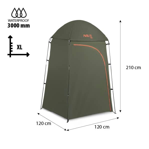 Tourist Changing Room XL, Green, Portable Privacy Tent