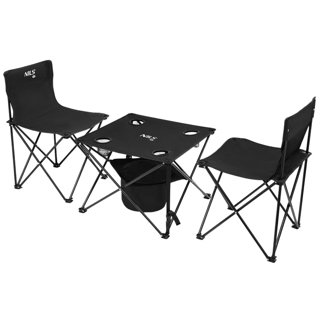 Toeristische tafel en stoelenset, compact en draagbaar
