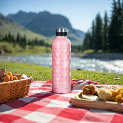 Tourist Water Bottle, 750ml, Pink