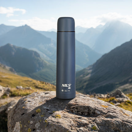 Touristic Thermos 1000ml, Blue, Insulated Flask