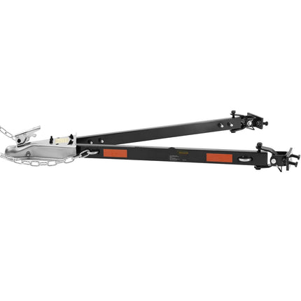 Tow Bar 5500 lb, 2-Inch Ball Hitch, Safety Chains