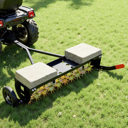 Tow-Behind Plug Aerator, 40-Inch, Universal Hitch Tray