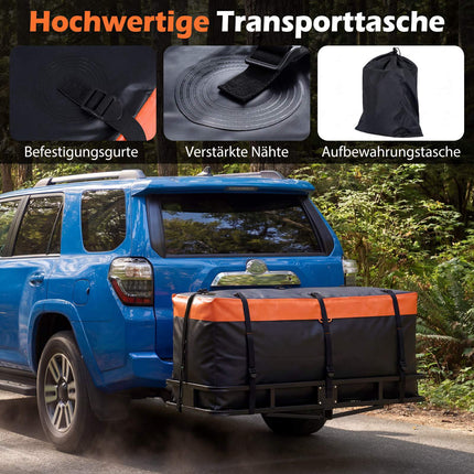 Tow Hitch Cargo Bag, 453L Waterproof PVC, Foldable