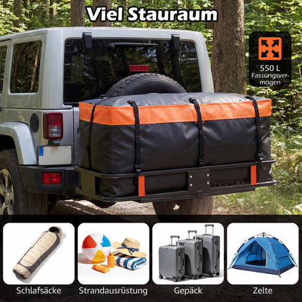 Tow Hitch Cargo Bag, 566L Waterproof PVC, Foldable
