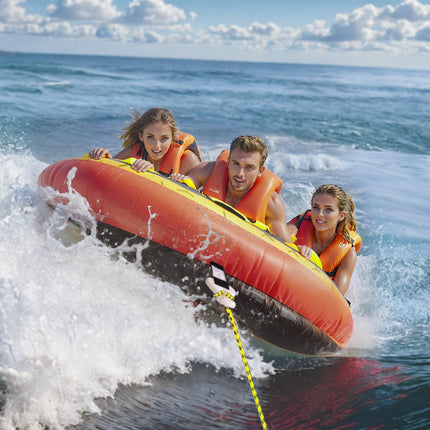 Towable Tube For Boating, 1-3 Riders, 63 In, 510 Lb