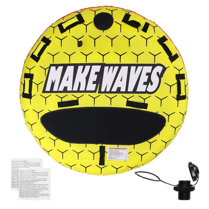 Towable Tube For Boating, 1-3 Riders, 63 In, 510 Lb