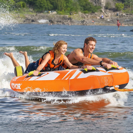 Towable Tube for Boating, 2-Person, 340 lb Capacity