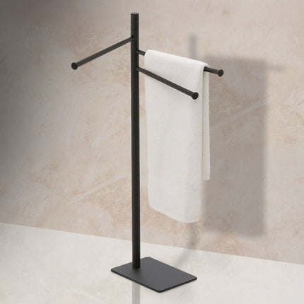 Towel Rack, 3-Bar Stainless Steel, Freestanding