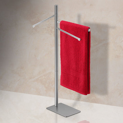 Towel Rack, 3 Bars, Stainless Steel, Freestanding