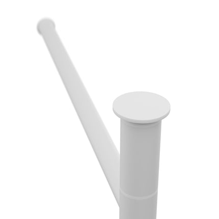 Towel Rack with 3 Swivelling Bars, Stainless Steel