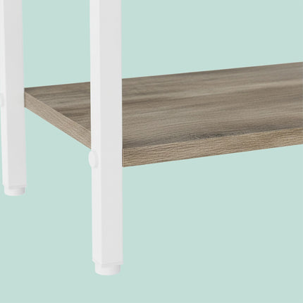 Towel Rack with Shelf – Freestanding, Metal Frame