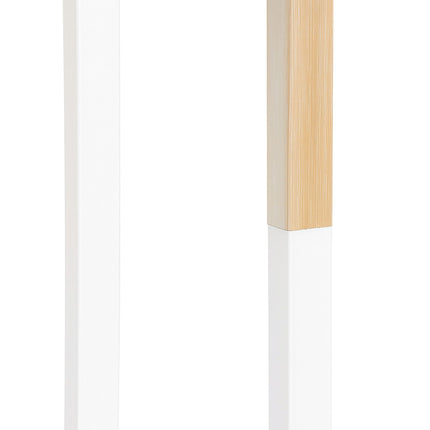 Towel Stand with 2 Bars – Metal & Bamboo
