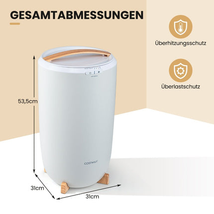 Towel Warmer 20L with Timer & Auto Shut-Off, Gray