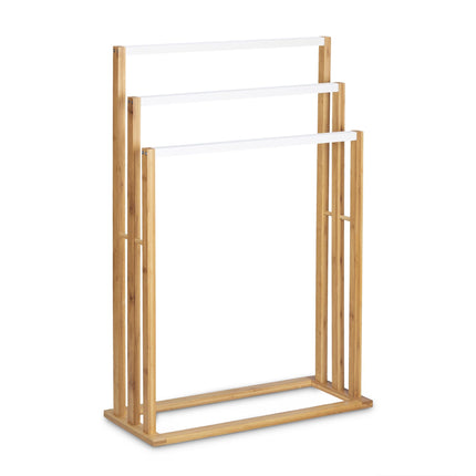 Towel hanger bamboo 3 bars