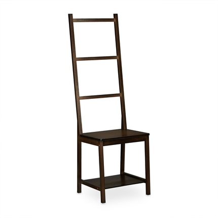 Towel hanger bamboo dark brown