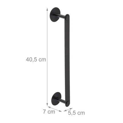 Towel hanger black