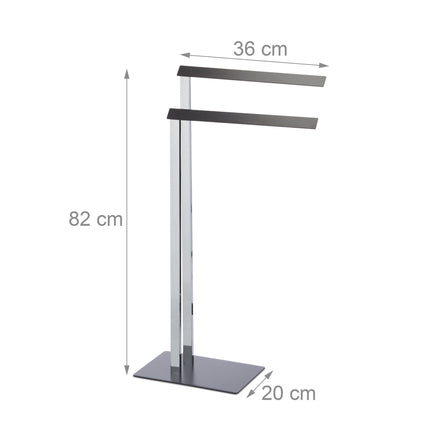Towel hanger chrome anthracite