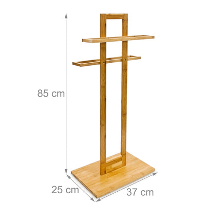 Towel hanger in bamboo