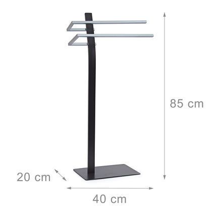 Towel hanger in stainless steel