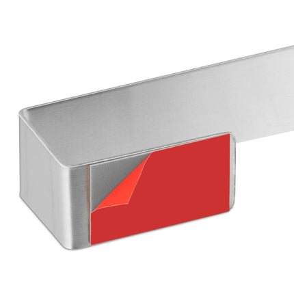 Towel hanger silver colored