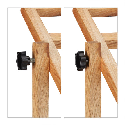 Towel hanger standing walnut
