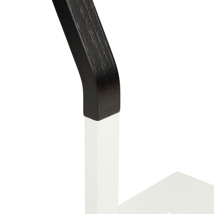 Towel hanger with curved design