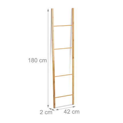 Towel ladder bamboo foldable
