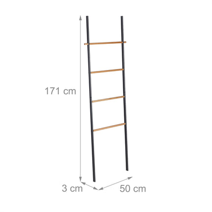 Towel ladder wood & metal