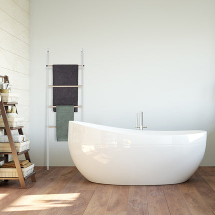Towel ladder wood & metal
