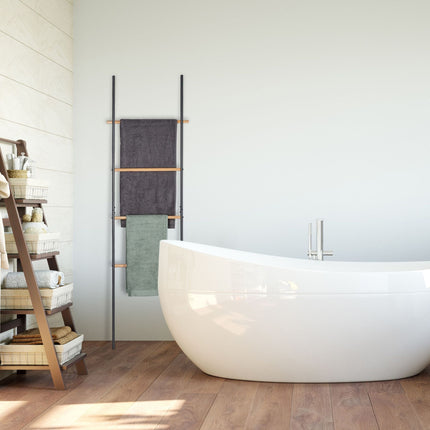 Towel ladder wood & metal